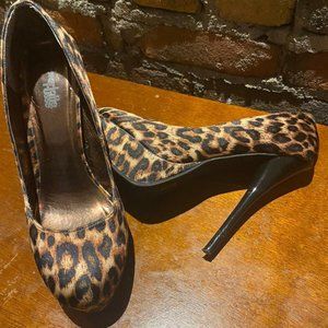 Charlotte Russe Leopard Print Heels size 8